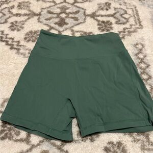 Women's Green ALPHALETE shorts